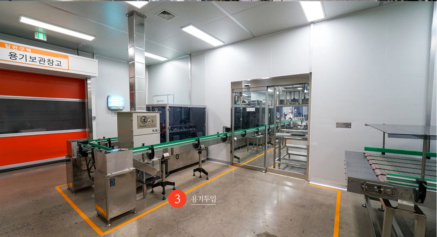Automated container feeding line