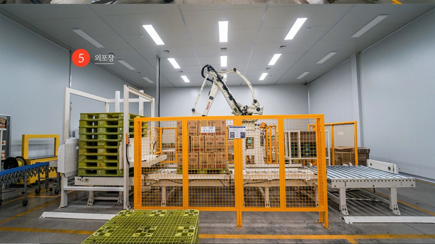 Fully automated robotic packaging cell